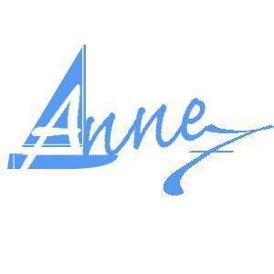 saccchiさんのヨットの船体に描く「Anne7」の船名ロゴへの提案