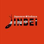 Button Design (button_on)さんのロサンゼルスの魚の和食居酒屋「Japanese Izakaya JINBEI」のロゴへの提案