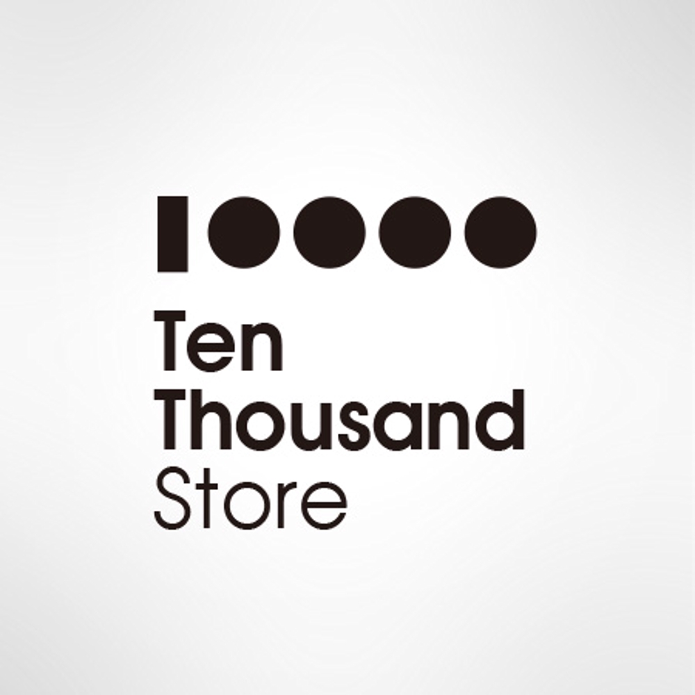 アパレルショップサイト　「Ten Thousand Store」のロゴ