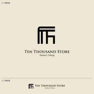 take5-design (take5-design)さんのアパレルショップサイト　「Ten Thousand Store」のロゴへの提案