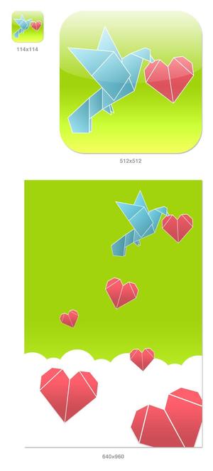 kndrさんのiPhoneアプリのアイコンと起動画面用画像の制作への提案