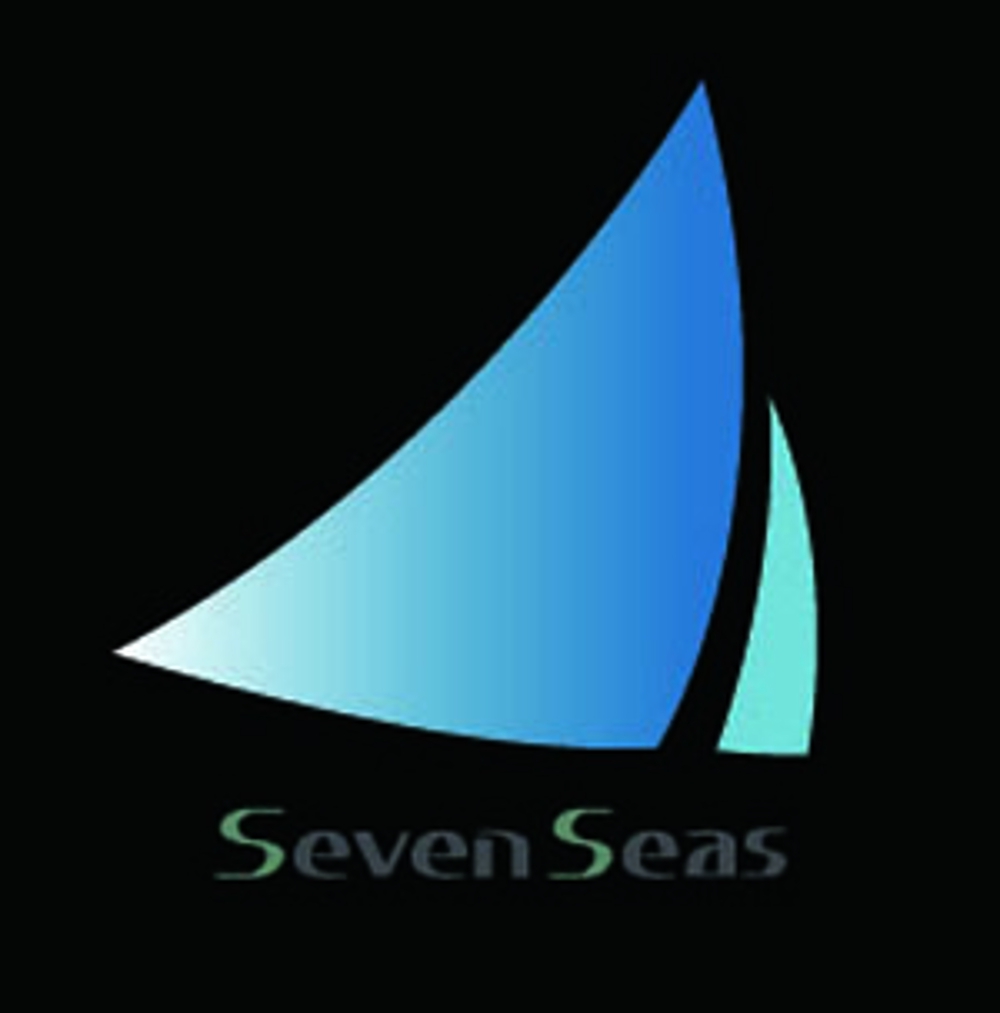 「帆船」をイメージした新規設立企業のロゴ
