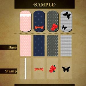 szk (szk_a)さんの[複数当選あり]女性向けネイルデザインアプリ（スマフォアプリ）で使用する、ネイルアイテムのイラストへの提案