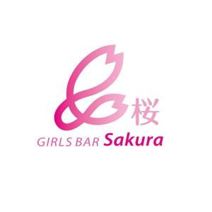 atomgra (atomgra)さんのガールズバー『GIRLS BAR　桜』のロゴへの提案