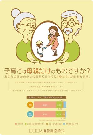 cyan12さんの子育てする母親を地域で支えるイラストへの提案