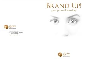 y-designing (y-designing)さんのイメージアップのコンサルティング　人材育成研修会社「glow　personal　branding」の会社案内への提案