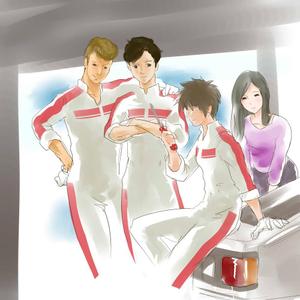 earlygirl (earlygirl)さんの世界11カ国で配信される電子書籍「FloorIt！」のカバーデザイン（アニメ調）への提案