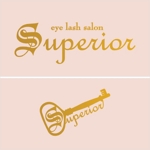 kurono123 (kurono-hifumi)さんのまつげエクステ専門サロン『eye lash salon  Superior』のロゴ。への提案