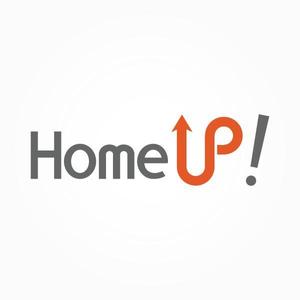 FUKU (FUKU)さんの簡単ホームページ作成＆運営ツール「Home Up!（ホームアップ）」のロゴへの提案