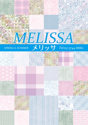 spice (spice)さんのレディスのアパレルブティック「MELISSA」のポスターデザインの制作への提案