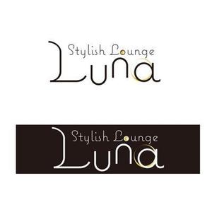 YADOKARI24 (yadokari24)さんのラウンジ スナック 「Stylish Lounge LUNA」のロゴへの提案