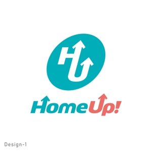DiffDesign  (DiffDesign)さんの簡単ホームページ作成＆運営ツール「Home Up!（ホームアップ）」のロゴへの提案