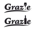 Mori Craft (mori555)さんのイタリアワイン（一部食材）のネットショップ「GRAZIE」のロゴ（商標登録なし）への提案