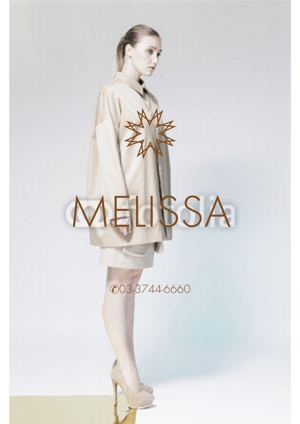 design_studio_be (design_studio_be)さんのレディスのアパレルブティック「MELISSA」の秋冬用のポスターデザインの制作への提案