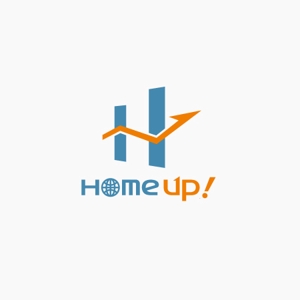 siraph (siraph)さんの簡単ホームページ作成＆運営ツール「Home Up!（ホームアップ）」のロゴへの提案