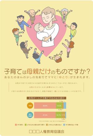 さんの子育てする母親を地域で支えるイラストへの提案