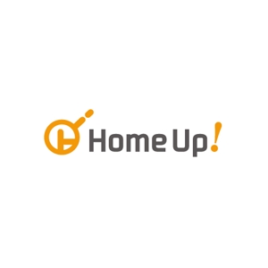 gou3 design (ysgou3)さんの簡単ホームページ作成＆運営ツール「Home Up!（ホームアップ）」のロゴへの提案