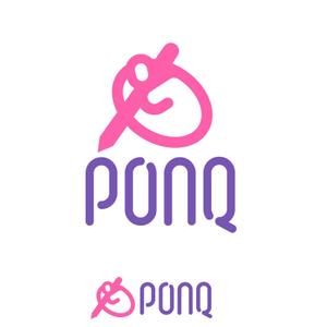 edesign213 (edesign213)さんのカードを持ち歩かなくて良い、カード決済「PONQ」（ポンク）のロゴマークへの提案