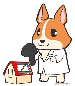 かわな　ひよこ (rakugakick_kawana)さんの犬のドクターのキャラクターデザインへの提案