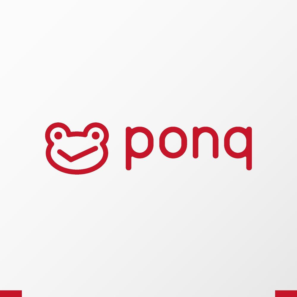 カードを持ち歩かなくて良い、カード決済「PONQ」（ポンク）のロゴマーク