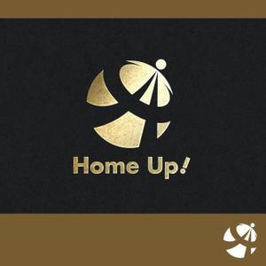 k_31 (katsu31)さんの簡単ホームページ作成＆運営ツール「Home Up!（ホームアップ）」のロゴへの提案