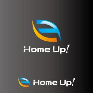 さんの簡単ホームページ作成＆運営ツール「Home Up!（ホームアップ）」のロゴへの提案