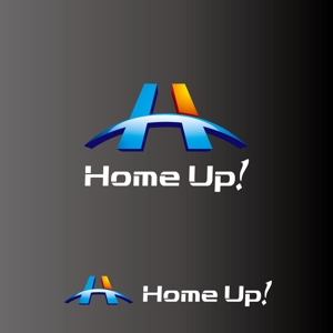 さんの簡単ホームページ作成＆運営ツール「Home Up!（ホームアップ）」のロゴへの提案