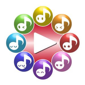 akameroku (akameroku)さんのYoutube動画再生アプリ「聴くまる」のロゴとアプリアイコンを募集します！への提案