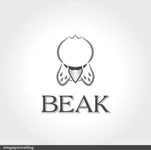 鷹之爪製作所 (singaporesling)さんのスマートフォン向けアプリ等の開発会社「BEAK株式会社」のロゴへの提案