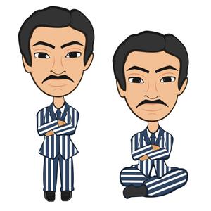 古山敏明 (Toshiaki)さんの中年ビジネスマンキャラのイラストへの提案