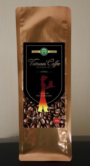 さんのベトナムコーヒーパッケージのデザインへの提案