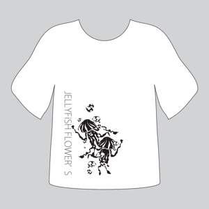elevenさんのバンドのTシャツデザイン くらげイラストへの提案