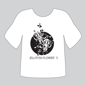 elevenさんのバンドのTシャツデザイン くらげイラストへの提案
