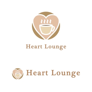Yolozu (Yolozu)さんの喫茶、飲食店「Heart Lounge」のロゴマークへの提案