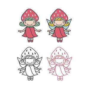 rinanari0418さんのイチゴのキャラクターデザインへの提案