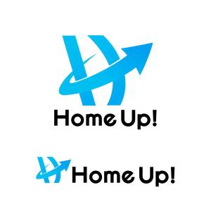 crocusL (crocus222)さんの簡単ホームページ作成＆運営ツール「Home Up!（ホームアップ）」のロゴへの提案