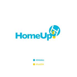 kozuyu ()さんの簡単ホームページ作成＆運営ツール「Home Up!（ホームアップ）」のロゴへの提案
