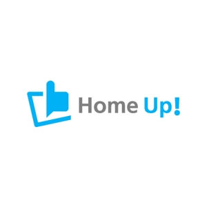 Thunder Gate design (kinryuzan)さんの簡単ホームページ作成＆運営ツール「Home Up!（ホームアップ）」のロゴへの提案