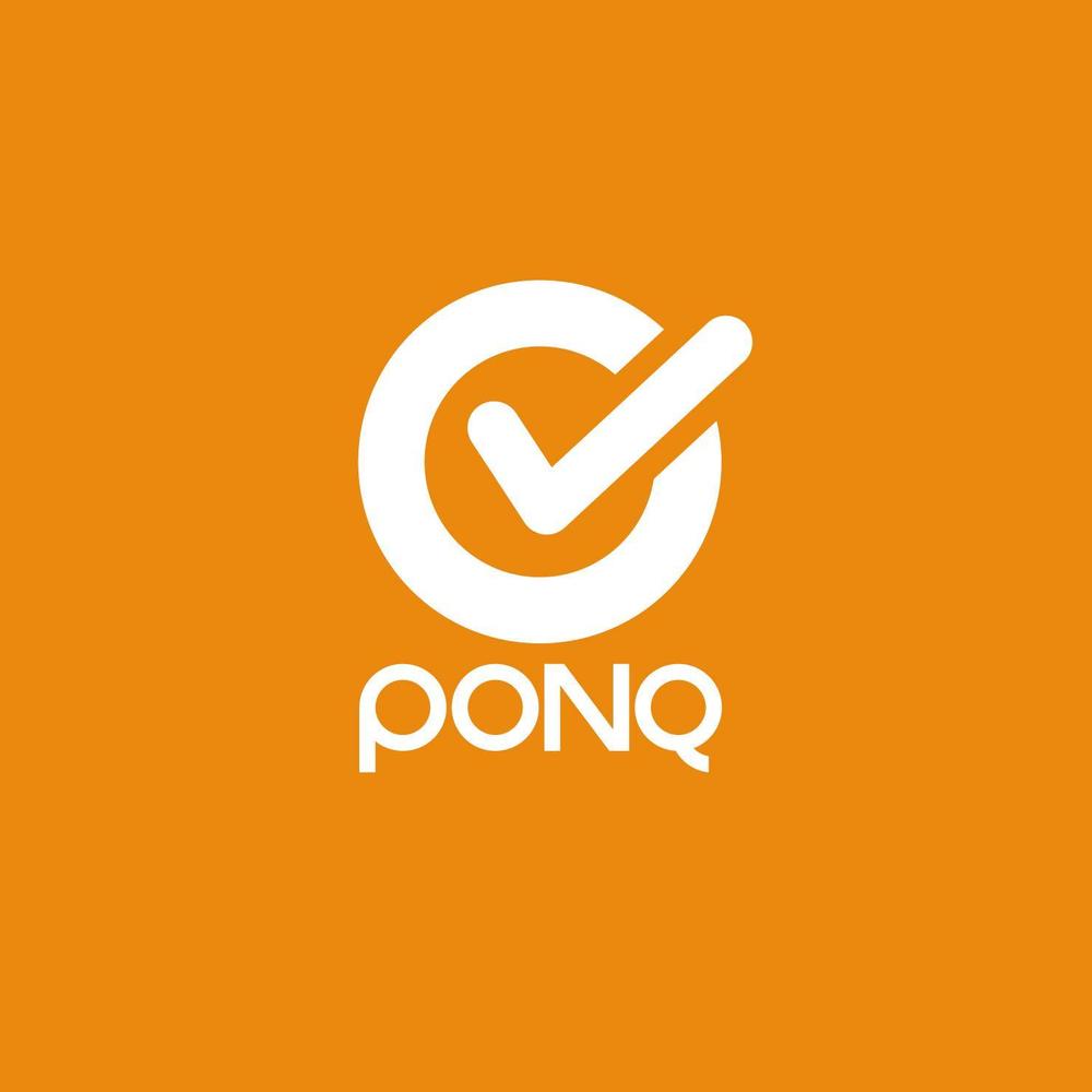 カードを持ち歩かなくて良い、カード決済「PONQ」（ポンク）のロゴマーク