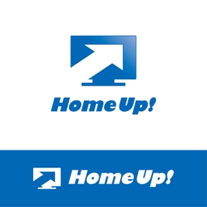 nabe (nabe)さんの簡単ホームページ作成＆運営ツール「Home Up!（ホームアップ）」のロゴへの提案