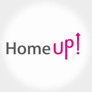 じゃぱんじゃ (japanja)さんの簡単ホームページ作成＆運営ツール「Home Up!（ホームアップ）」のロゴへの提案