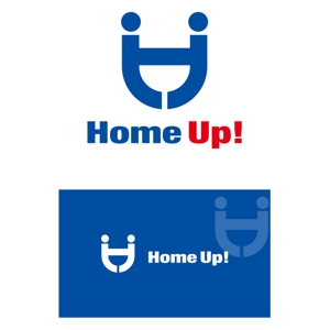 serve2000 (serve2000)さんの簡単ホームページ作成＆運営ツール「Home Up!（ホームアップ）」のロゴへの提案