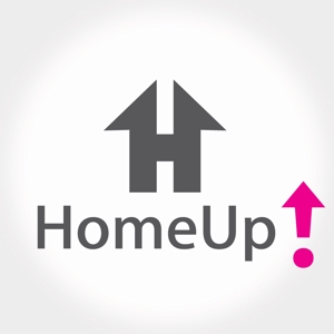 じゃぱんじゃ (japanja)さんの簡単ホームページ作成＆運営ツール「Home Up!（ホームアップ）」のロゴへの提案