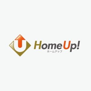 atomgra (atomgra)さんの簡単ホームページ作成＆運営ツール「Home Up!（ホームアップ）」のロゴへの提案