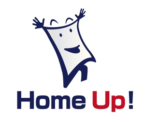 2000yellowさんの簡単ホームページ作成＆運営ツール「Home Up!（ホームアップ）」のロゴへの提案