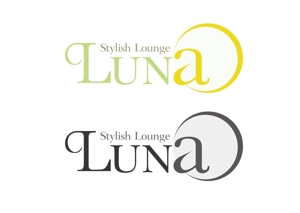 グラフィックデザイン「道」 (michiya_w)さんのラウンジ スナック 「Stylish Lounge LUNA」のロゴへの提案