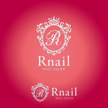 さんのネイルサロン『Rnail』のロゴデザインへの提案