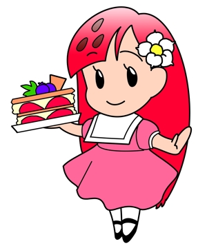 FlowerLand (yumebaco)さんのイチゴのキャラクターデザインへの提案