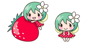 miekolon (miekolon)さんのイチゴのキャラクターデザインへの提案