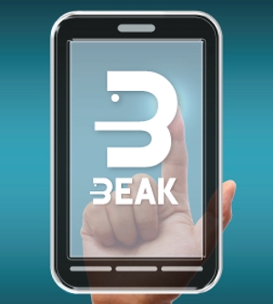 Hiko-KZ Design (hiko-kz)さんのスマートフォン向けアプリ等の開発会社「BEAK株式会社」のロゴへの提案